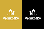 Letters JW WL Sword Luxury Logo, a Branding & Logo Template by Pray Art Design Studio (Thumbnail 2 of 2)