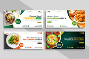 Food Menu Social Media Cover Design, a Social Media Template by Designgrove (Thumbnail 1 of 2)