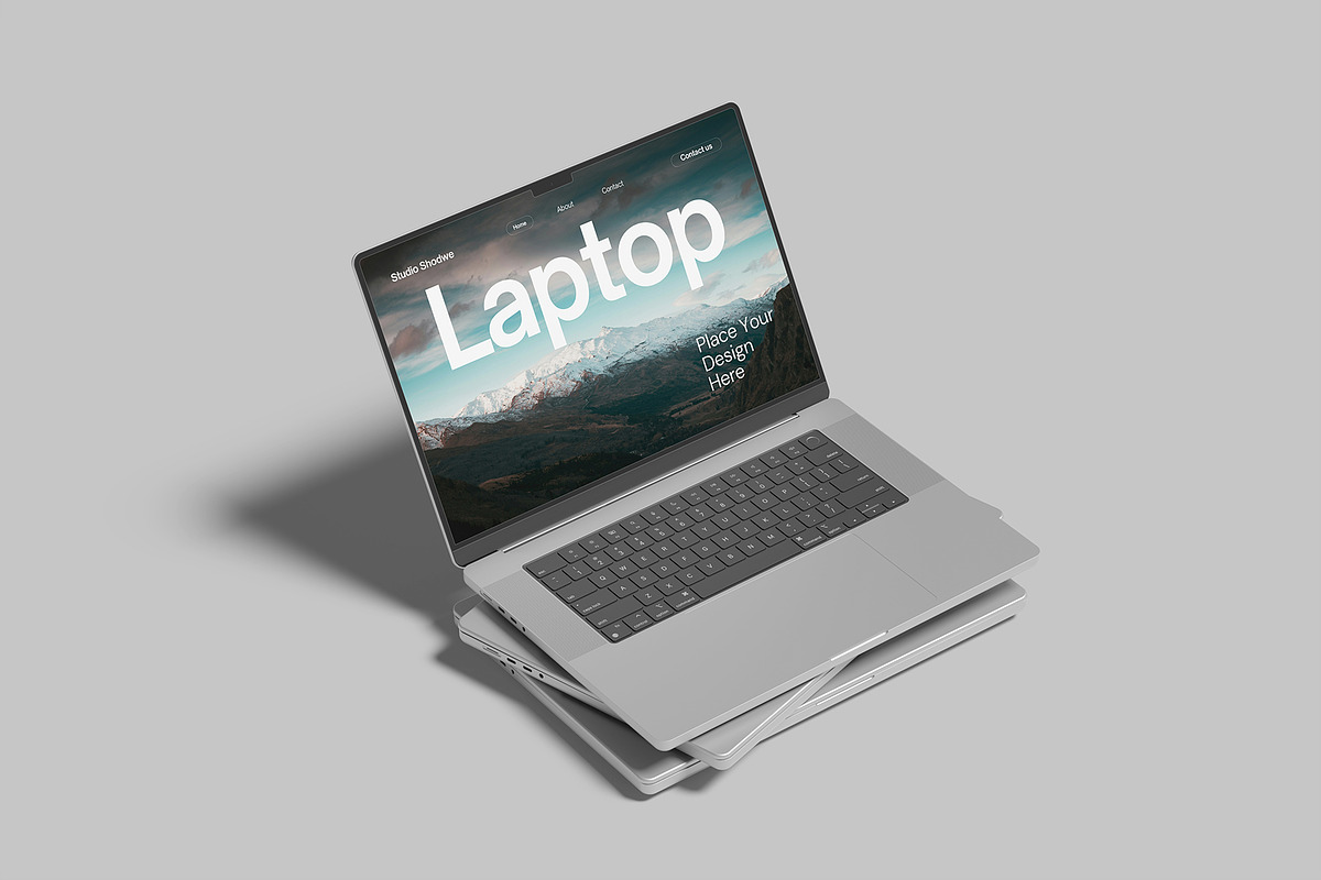 Laptop Mockup, a Mac Mockup by rizalamora (Photo 12 of 13)