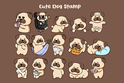 Dog Cartoon Cute Stamp, a Brushes & More by Pixel Picasso Studio (Thumbnail 2 of 10)