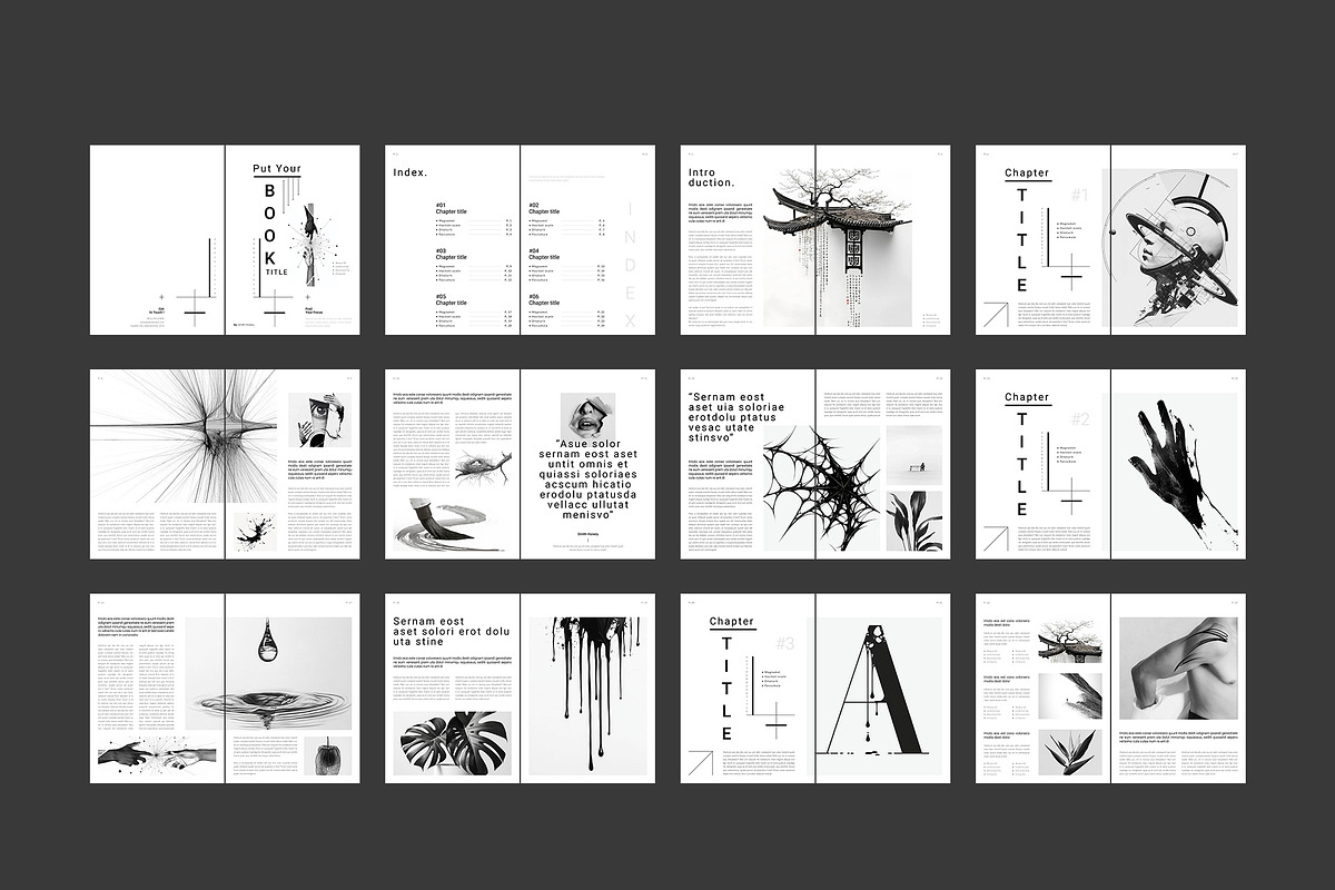 Book Title Layout Design Template, a Brochure Template by StyleArt (Photo 20 of 21)