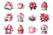 Pink Christmas, an Illustration by Design Market (Thumbnail 2 of 3)