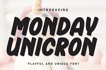 Monday Unicron | Script Font