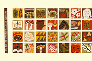 Autumn Blocks Fall Elements Clipart, a Seasonal Illustration by Olia (Thumbnail 3 of 28)