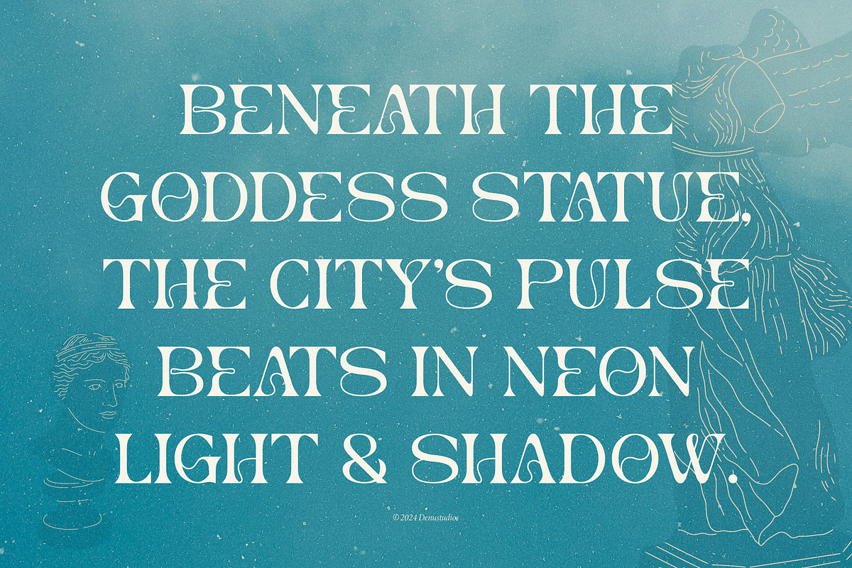 Merlo Rakasha | Display Serif Font, a Serif Font by Denustudios (Photo 2 of 13)