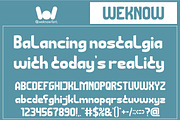 Retro Modernism font, a Sans Serif Font by weknow (Thumbnail 5 of 8)