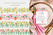 Spring Garden Watercolor Elements, an Object Illustration by SunnJaneArt (Thumbnail 8 of 10)