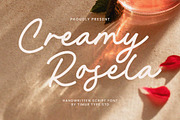 Creamy Rosela Font, a Script Font by Timurtype (Thumbnail 1 of 7)