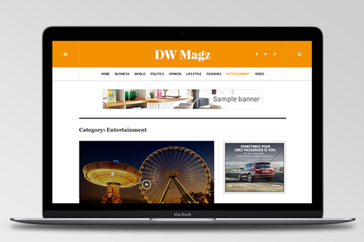 WordPress Magazine Theme: DW Magz, a WordPress Template by DesignWall (Photo 5 of 6)