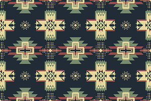 Vintage Native American Pattern