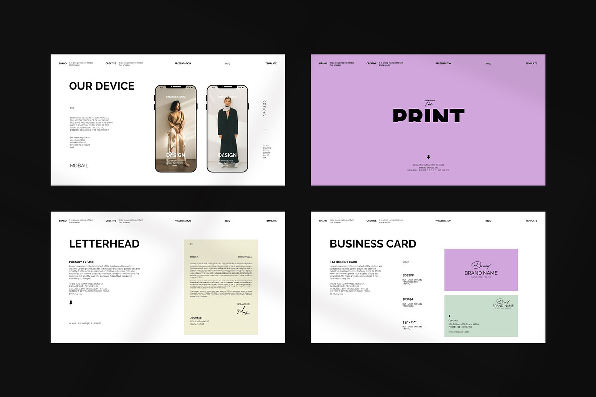Brand Guideline Presentation, a Presentation Template by PrintIdea (Photo 6 of 9)
