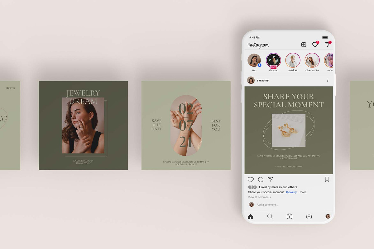 Seagrape - Instagram Template, a Social Media Template by Product Experience (Photo 9 of 10)