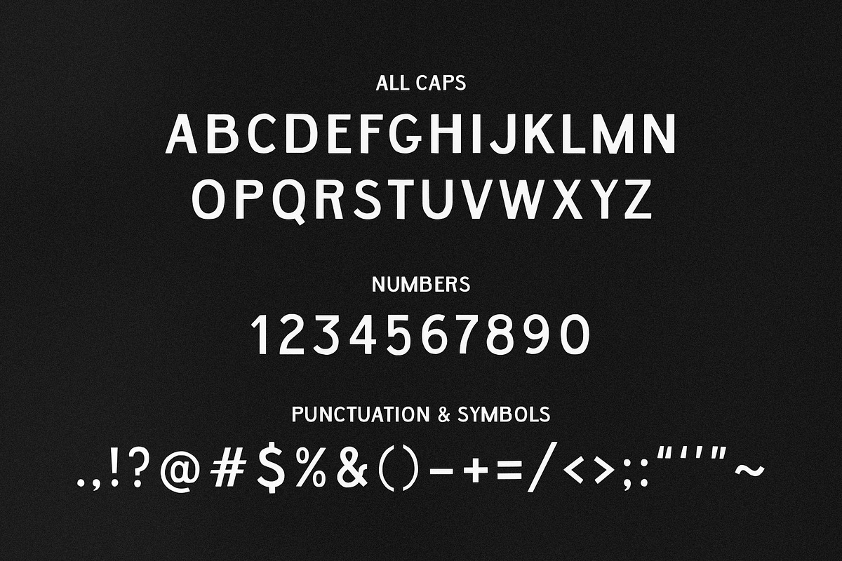 Mile Marker, a Font by Joseph Ernst Design Shop (Photo 4 of 6)