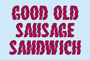 CS Douglas Rippled, a Sans Serif Font by Craft Supply Co. (Thumbnail 2 of 8)