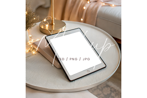 Minimal Tablet Screen Mockup, a Product Mockup by TatiMockup