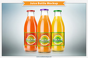 Juice Bottle Mockup, a Product Mockup by Plus Media (Thumbnail 2 of 6)