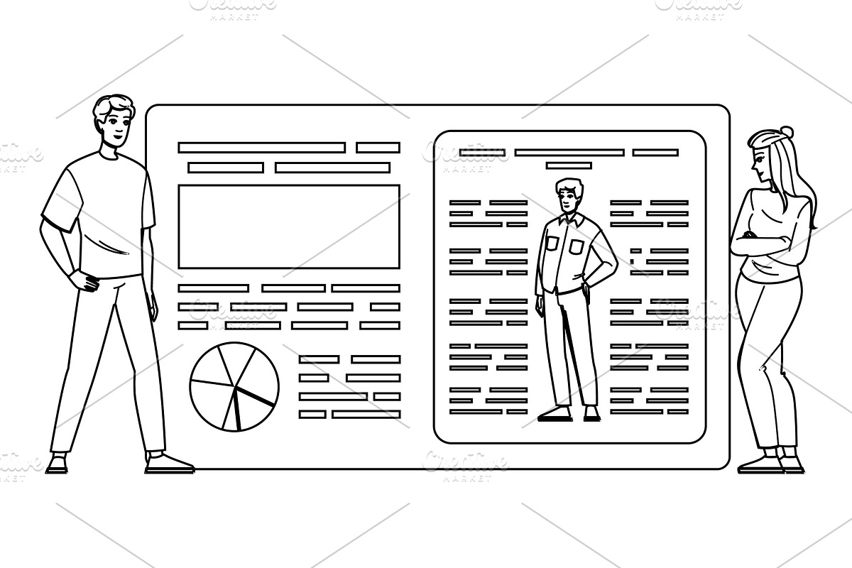 results brand serp vector, a Finance Illustration by pikepicture