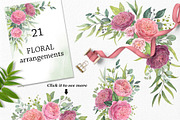 Roses - Watercolor Floral Collection, an Illustration by Elly Studio (Thumbnail 2 of 16)
