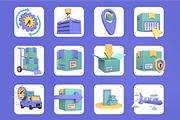 Tracking & Delivery 3D Icon Set, a Templates & Theme by Dope Design (Thumbnail 8 of 8)