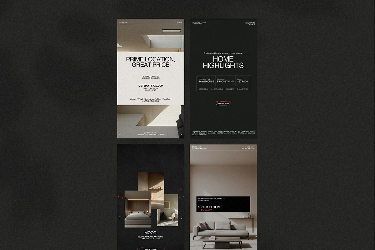 Elegant Real Estate Story Bundle, a Social Media Template by Prapti Design (Photo 4 of 10)