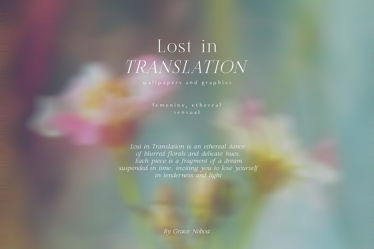Organic Blurry Floral Backgrounds, a Background Graphic by Grace Noboa Illustrations (Photo 6 of 13)