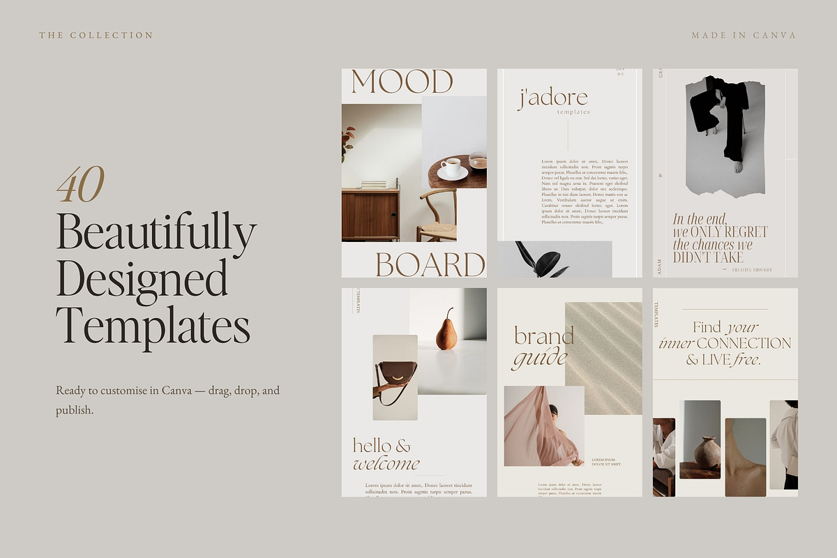 Minimalist Instagram Templates Canva, a Social Media Template by Adam and Grace (Photo 19 of 22)