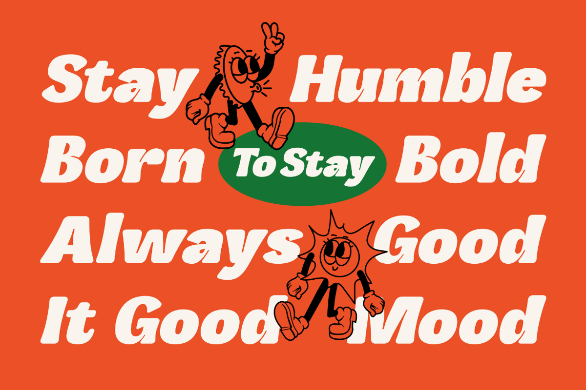 Munchy Italic, a Sans Serif Font by Brand_Hero (Photo 3 of 13)