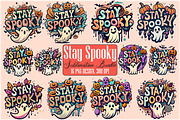 stay spooky sublimation bundle, a Seasonal Illustration by Craft Nest (Thumbnail 1 of 5)