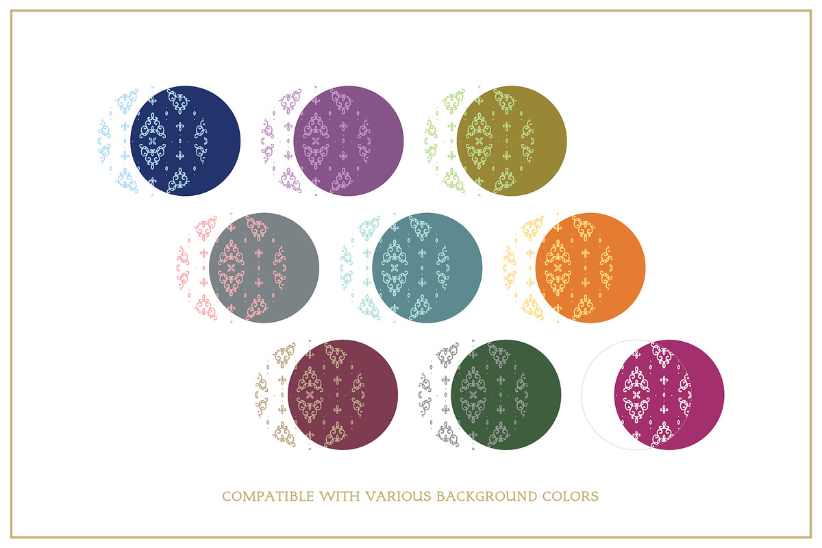 Romantic Pattern 01 Royal Tiffany, a Pattern Graphic by Euonia Meraki (Photo 5 of 17)