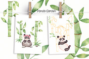 Panda Garden, an Animal Illustration by MayaNavits (Thumbnail 4 of 19)