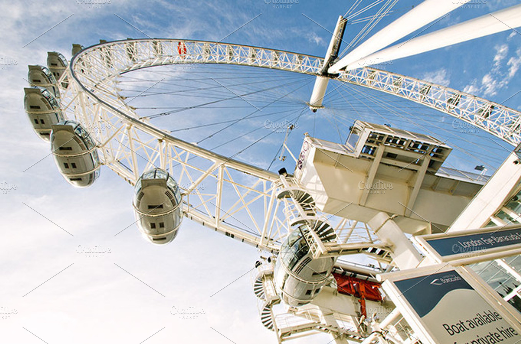 The london eye stock photo, an Industrial Photo by JackieDaily