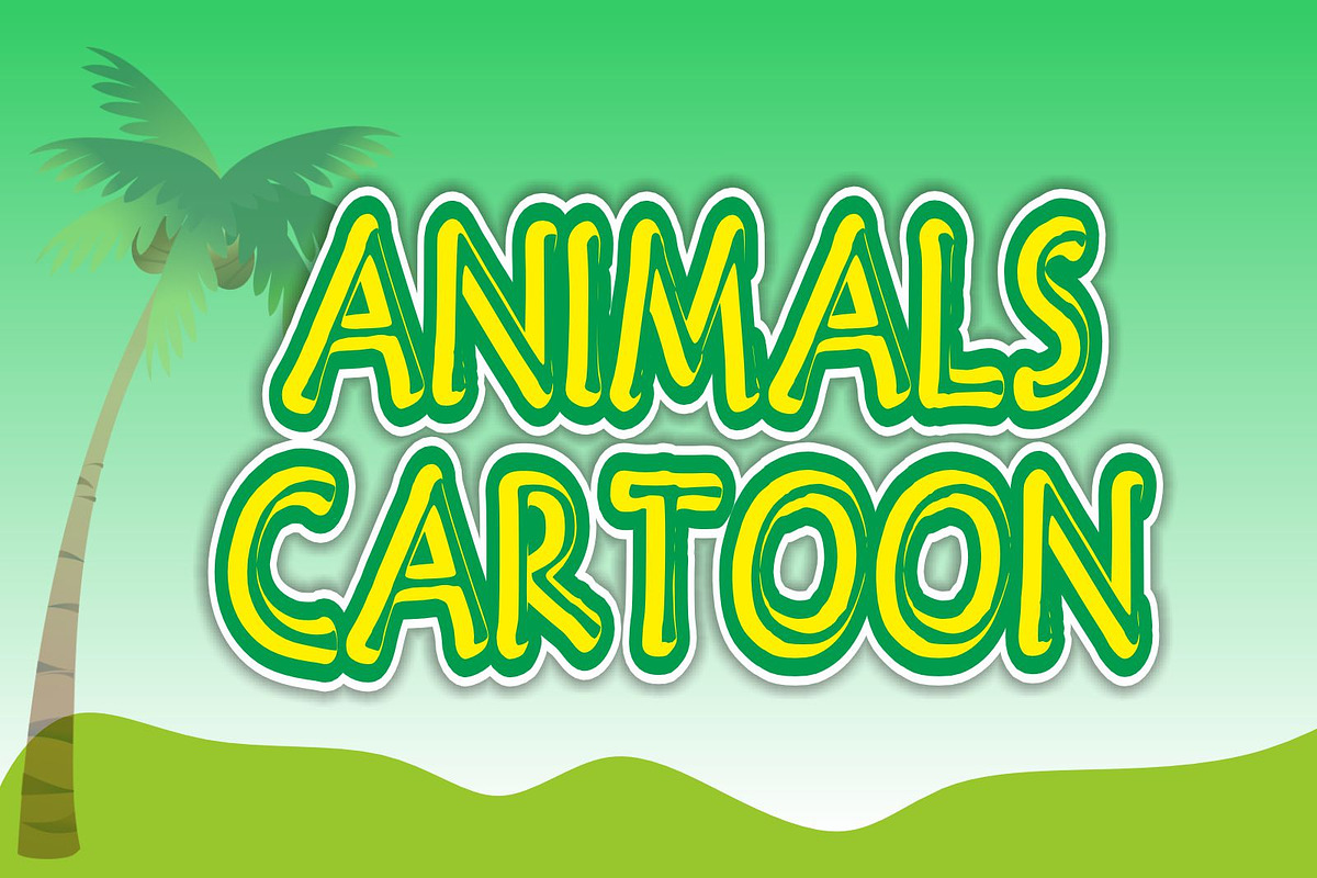 Monkey - Cartoon Font Types, a Font by KiddoGlyphs Studio (Photo 2 of 4)