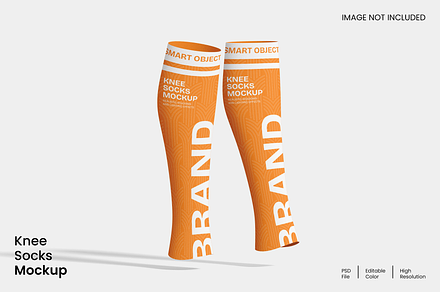 Knee Socks Mockup, a Merchandise Mockup by Unerispace