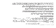 Escritura Hebrew, a Serif Font by Vanarchiv (Thumbnail 7 of 7)
