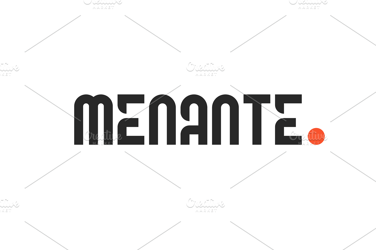 Menante Modern Sans Font, a Sans Serif Font by Artiveko (Photo 1 of 7)