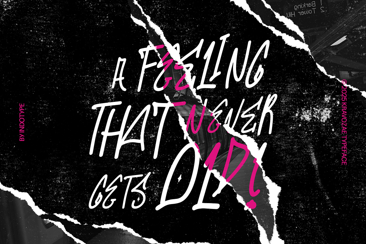 Kravozae - Graffiti Display Font, a Font by Indotype Foundry (Photo 4 of 10)