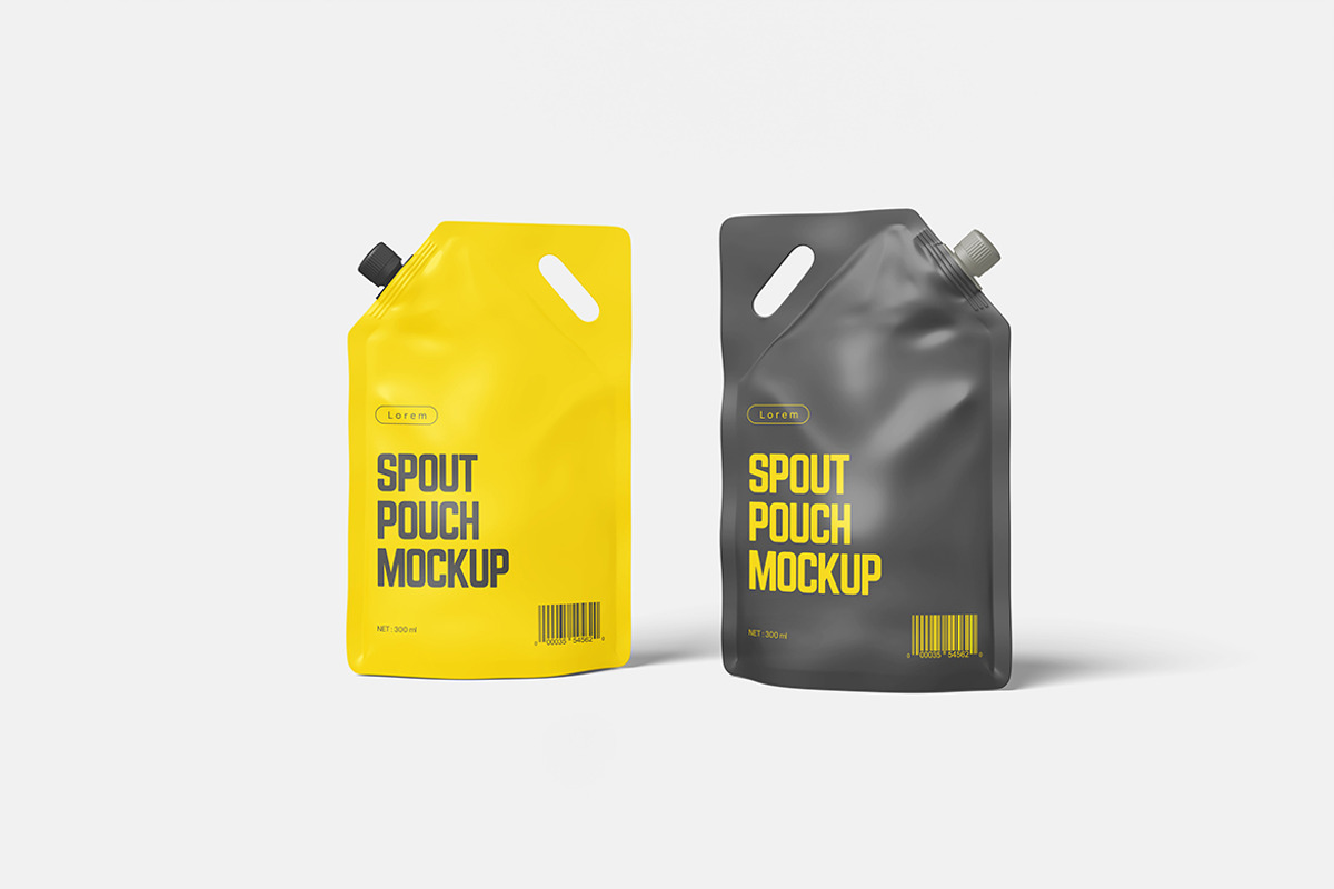 Spout Pouch Mockup, a Packaging Mockup by bimockup