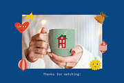 Retro Christmas and New Year, a Texture Illustration by Felizabeth Design (Thumbnail 13 of 13)