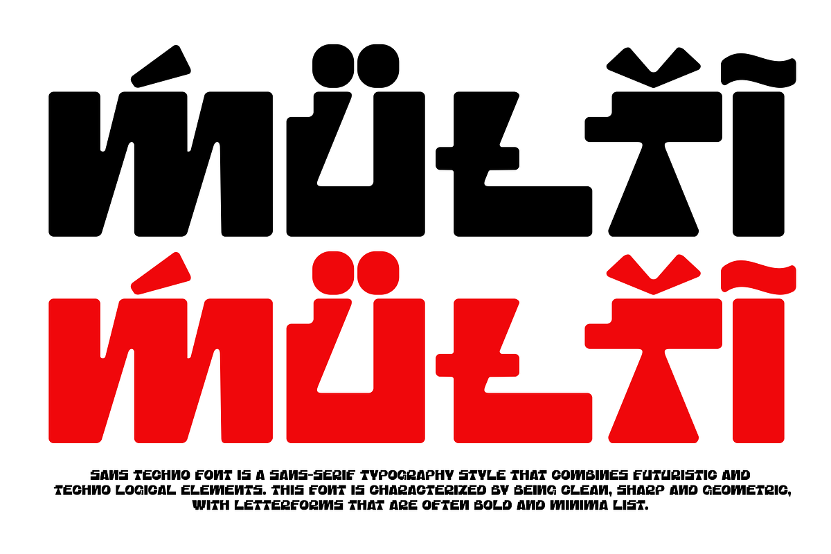 Tecron - Sans Techno Font, a Handwritten Font by MaikoHatta (Photo 6 of 7)