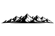Endless Mountain Horizons Silhouette, a Graphic by musafir_fashion (Thumbnail 4 of 14)