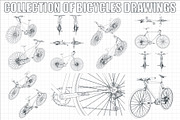 Bicycles drawings Set, an Illustration by Blacklight (Thumbnail 4 of 8)