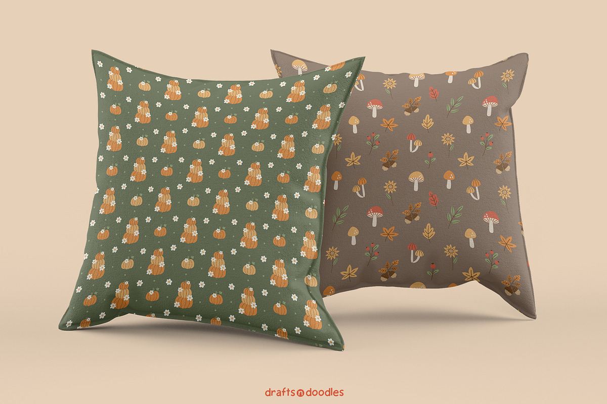 Fall Favorites Clipart and Patterns, a Pattern Graphic by Drafts n Doodles (Photo 13 of 14)