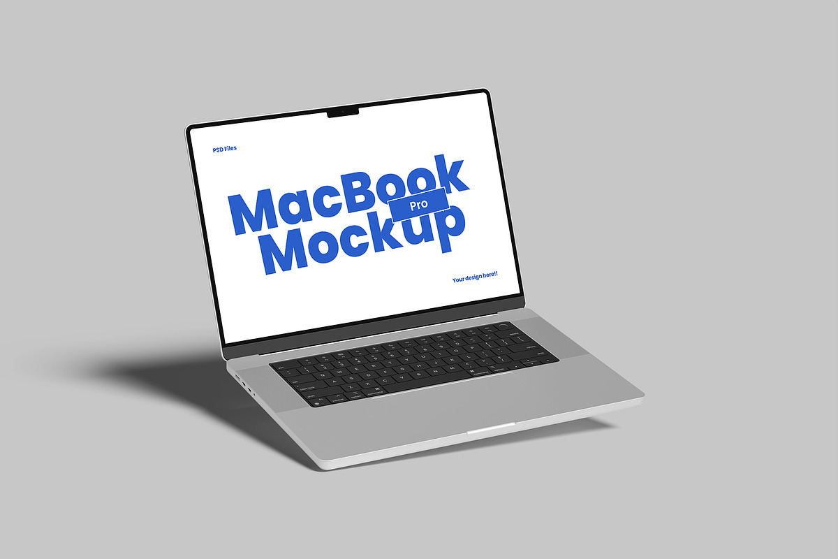 MacBook Pro Mockup, a Mac Mockup by Graphiculon (Photo 5 of 11)