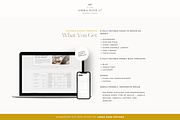 Showit Membership Website Template, a Websites & App Template by ammarosedesignsllc (Thumbnail 3 of 9)