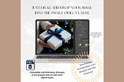 Gift Wrap Mockup w. Hands WR004-01, a Books & Magazine Mockup by Callistemon Creative (Thumbnail 2 of 8)
