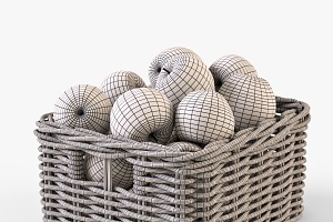 Apple Basket Ikea Byholma 1 Natural