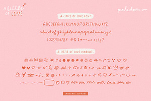 Script Font Duo A Little Of Love