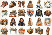 Autumn Fashion Clipart Collection, an Illustration by Libby Wishes (Thumbnail 2 of 7)