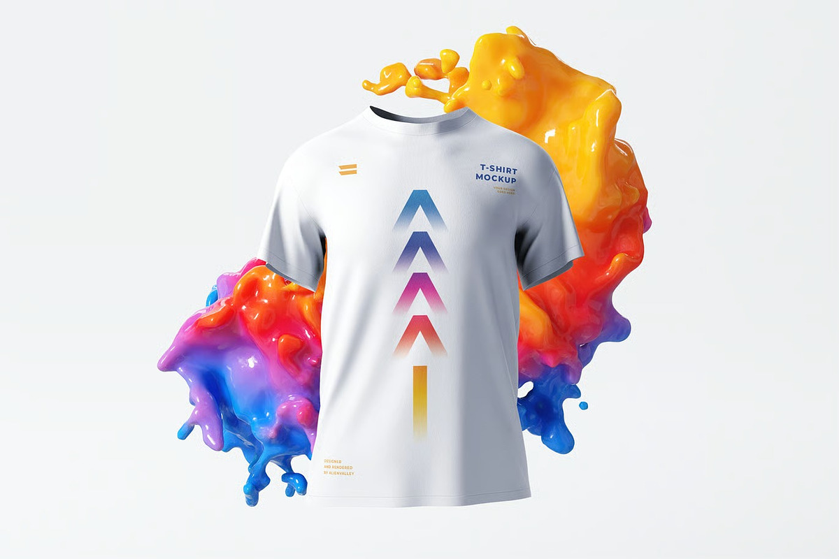 T Shirt Mockup, a Shirt Mockup by zpackcreative (Photo 4 of 6)