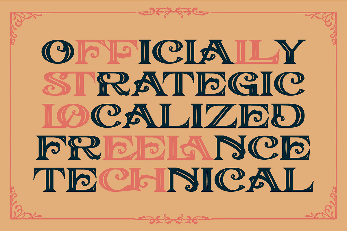 Cholair, a Symbol Font by Vintage Division (Photo 11 of 15)